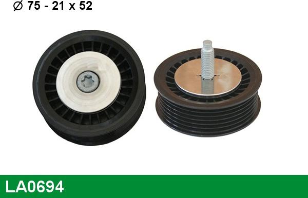 LUCAS LA0694 - Tendeur de courroie, courroie trapézoïdale à nervures droxauto.com