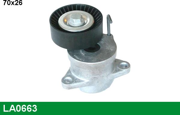 LUCAS LA0663 - Tendeur de courroie, courroie trapézoïdale à nervures droxauto.com