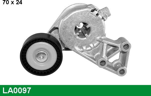 LUCAS LA0097 - Tendeur de courroie, courroie trapézoïdale à nervures droxauto.com