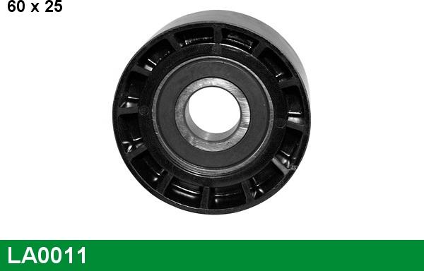 LUCAS LA0011 - Poulie renvoi / transmission, courroie trapézoïdale à nervures droxauto.com