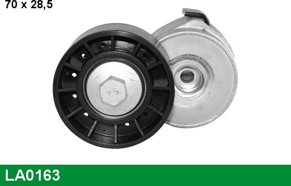 LUCAS LA0163 - Tendeur de courroie, courroie trapézoïdale à nervures droxauto.com