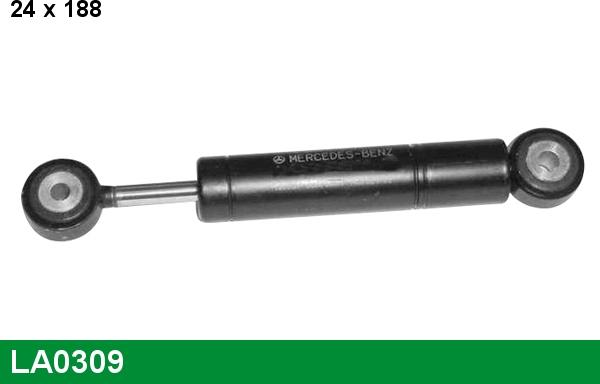 LUCAS LA0309 - Tendeur de courroie, courroie trapézoïdale à nervures droxauto.com