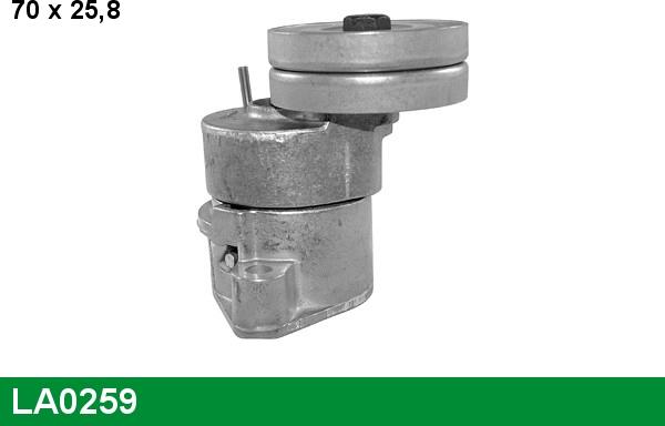 LUCAS LA0259 - Tendeur de courroie, courroie trapézoïdale à nervures droxauto.com