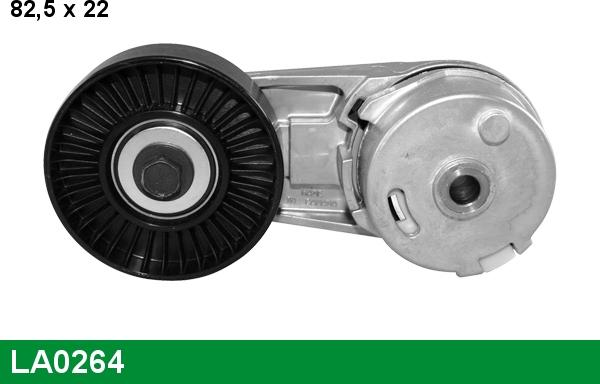 LUCAS LA0264 - Tendeur de courroie, courroie trapézoïdale à nervures droxauto.com