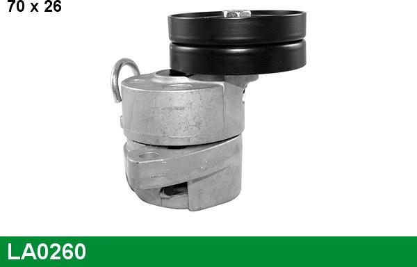 LUCAS LA0260 - Poulie renvoi / transmission, courroie trapézoïdale à nervures droxauto.com