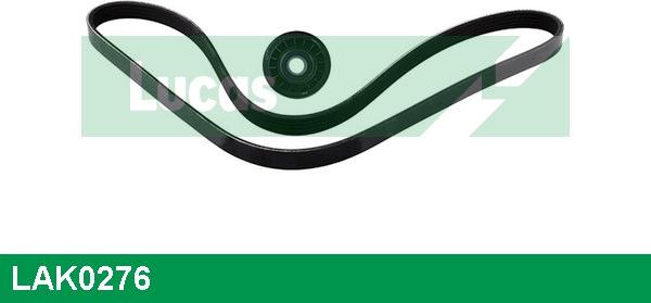 LUCAS LAK0276 - Jeu de courroies trapézoïdales à nervures droxauto.com
