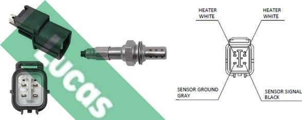 LUCAS LEB455 - Sonde lambda droxauto.com
