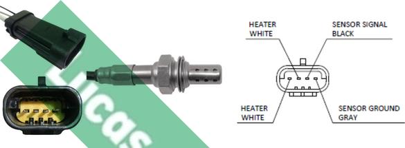 LUCAS LEB468 - Sonde lambda droxauto.com