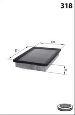 LUCAS LFAF423 - Filtre à air droxauto.com