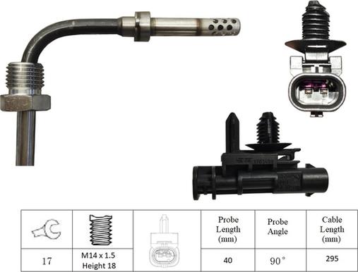 LUCAS LGS6056 - Capteur, température des gaz droxauto.com