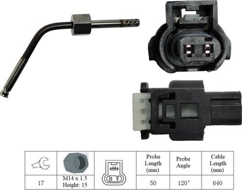 LUCAS LGS7065 - Capteur, température des gaz droxauto.com
