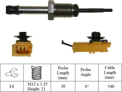 LUCAS LGS7006 - Capteur, température des gaz droxauto.com