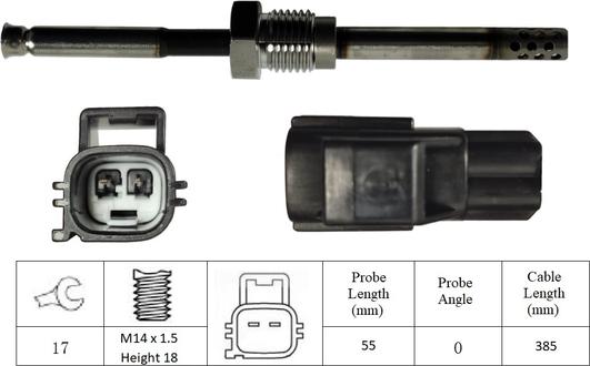 LUCAS LGS7074 - Capteur, température des gaz droxauto.com