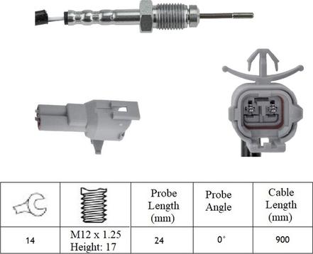 LUCAS LGS7294 - Capteur, température des gaz droxauto.com