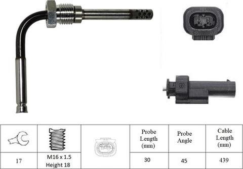 LUCAS LGS7264 - Capteur, température des gaz droxauto.com