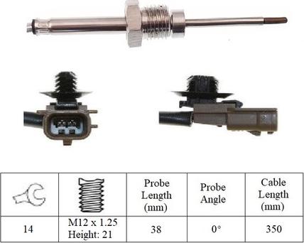 LUCAS LGS7239 - Capteur, température des gaz droxauto.com