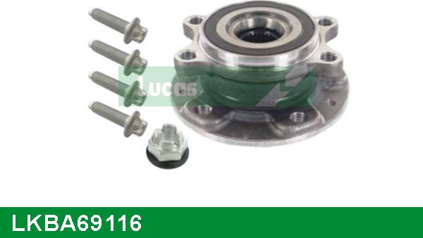LUCAS LKBA69116 - Kit de roulements de roue droxauto.com