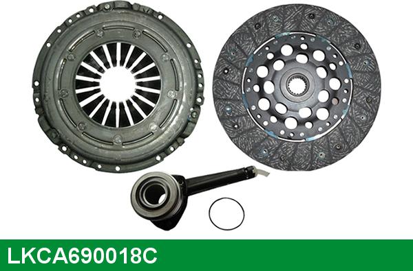 LUCAS LKCA690018C - Kit d'embrayage droxauto.com