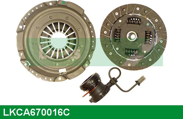LUCAS LKCA670016C - Kit d'embrayage droxauto.com