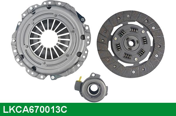 LUCAS LKCA670013C - Kit d'embrayage droxauto.com