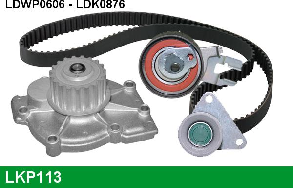 LUCAS LKP113 - Pompe à eau + kit de courroie de distribution droxauto.com