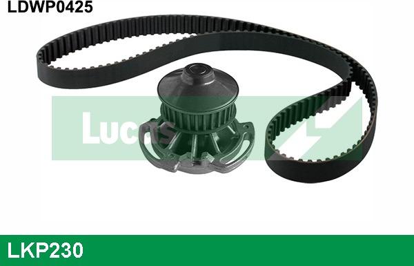 LUCAS LKP230 - Pompe à eau + kit de courroie de distribution droxauto.com
