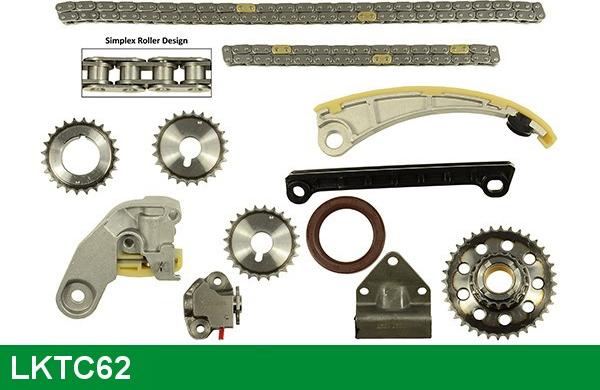 LUCAS LKTC62 - Kit de distribution par chaîne droxauto.com