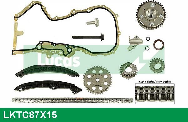 LUCAS LKTC87X15 - Kit de distribution par chaîne droxauto.com