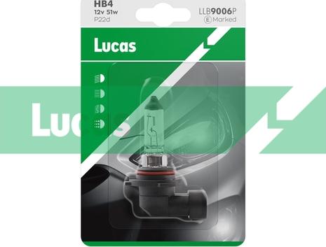 LUCAS LLB9006P - Ampoule, projecteur longue portée droxauto.com
