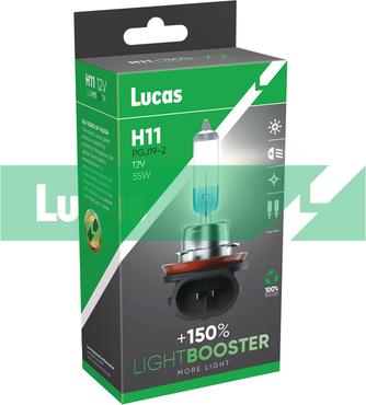 LUCAS LLXH11150TR - Ampoule, projecteur longue portée droxauto.com