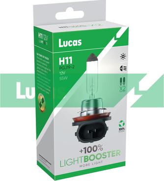 LUCAS LLXH11100TR - Ampoule, projecteur longue portée droxauto.com