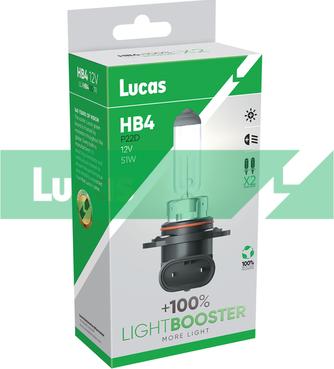 LUCAS LLXHB4100TR - Ampoule, projecteur longue portée droxauto.com