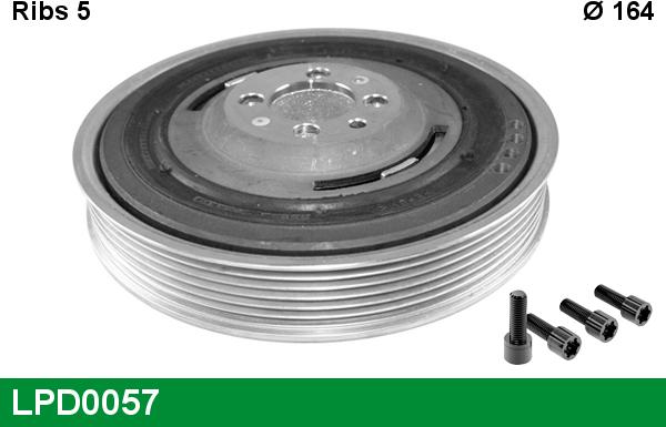 LUCAS LPD0057 - Poulie, vilebrequin droxauto.com