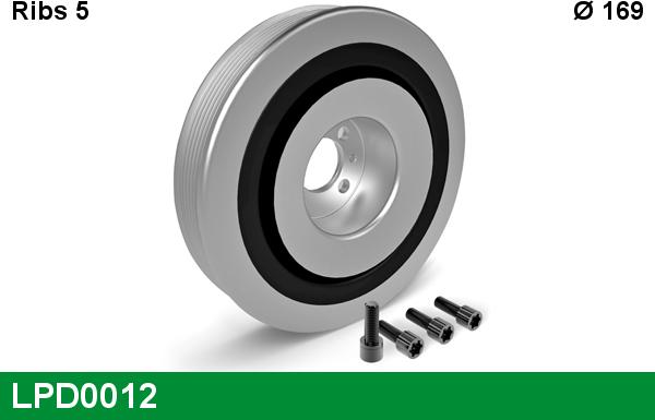LUCAS LPD0012 - Poulie, vilebrequin droxauto.com