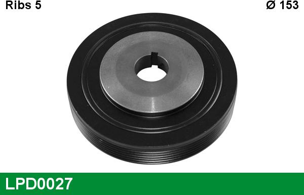 LUCAS LPD0027 - Poulie, vilebrequin droxauto.com