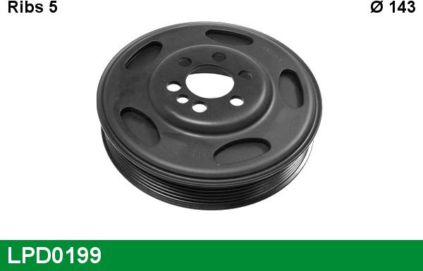 LUCAS LPD0199 - Poulie, vilebrequin droxauto.com