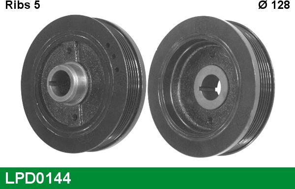 LUCAS LPD0144 - Poulie, vilebrequin droxauto.com