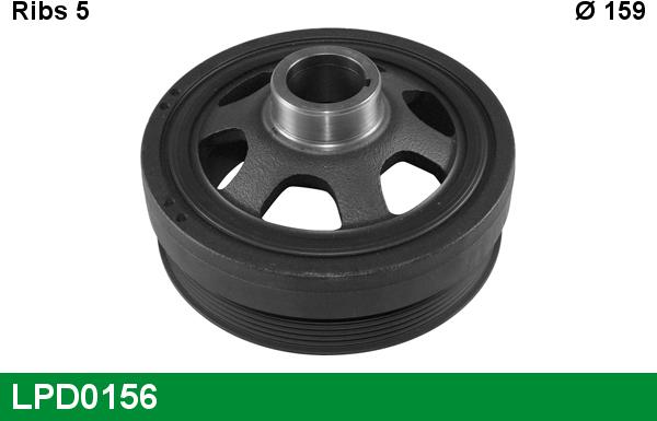 LUCAS LPD0156 - Poulie, vilebrequin droxauto.com