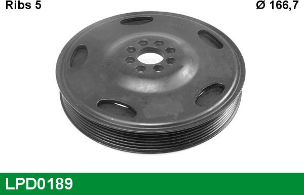 LUCAS LPD0189 - Poulie, vilebrequin droxauto.com
