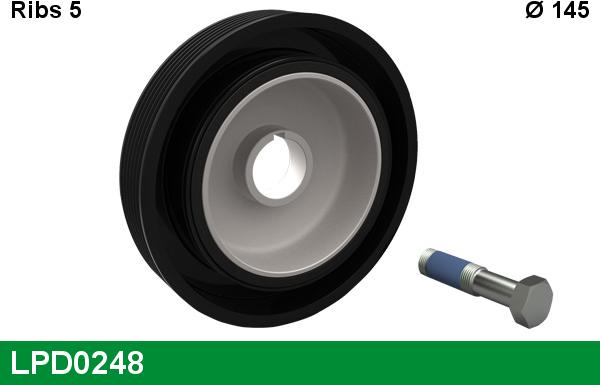 LUCAS LPD0248 - Poulie, vilebrequin droxauto.com