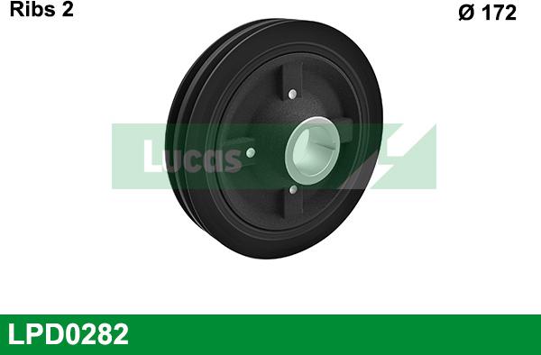 LUCAS LPD0282 - Poulie, vilebrequin droxauto.com