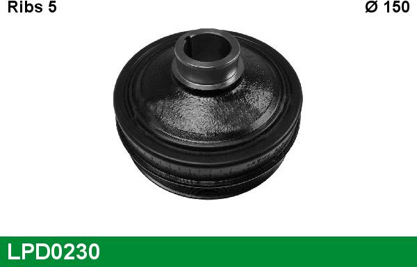 LUCAS LPD0230 - Poulie, vilebrequin droxauto.com