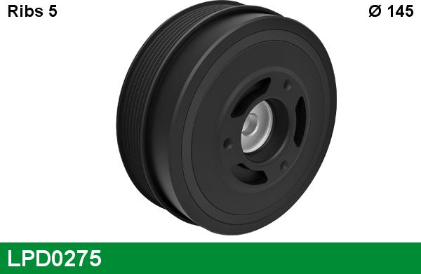 LUCAS LPD0275 - Poulie, vilebrequin droxauto.com