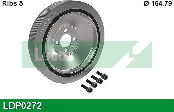 LUCAS LPD0272 - Poulie, vilebrequin droxauto.com