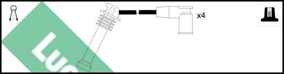 LUCAS LUC4470 - Kit de câbles d'allumage droxauto.com