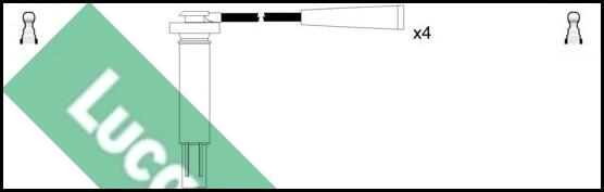 LUCAS LUC7315 - Kit de câbles d'allumage droxauto.com