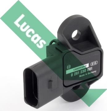 LUCAS SEB1713 - Capteur, pression du tuyau d'admission droxauto.com