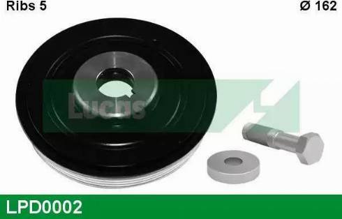Lucas Engine Drive LPD0002 - Poulie, vilebrequin droxauto.com