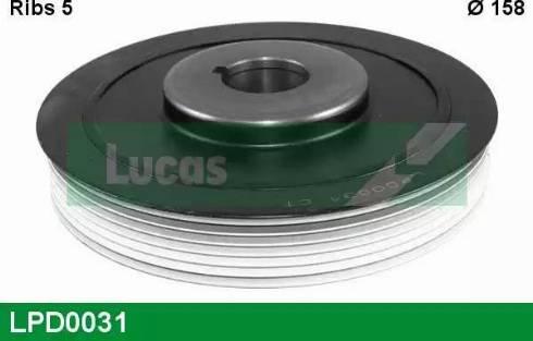 Lucas Engine Drive LPD0031 - Poulie, vilebrequin droxauto.com