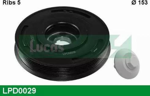 Lucas Engine Drive LPD0029 - Poulie, vilebrequin droxauto.com
